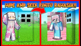 PRANK HIDE AND SEEK  ATUN MENGGUNAKAN CHEAT PINTU RAHASIA  Feat sapipurba Minecraft [upl. by Ethbinium537]