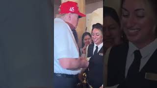 Donald Trump Gives a Generous Tip to Hotel Employee After Winning 💵 donaldtrump tips trump [upl. by Hung452]