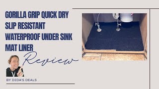 Ultimate Under Sink Protection Gorilla Grip Waterproof Mat Review [upl. by Krystyna]