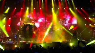 Johnny Hallyday  Intro  Allumer le feu  Festival Aluna Ruoms  26062012MOV [upl. by Inaboy36]