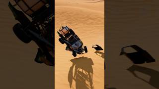 Insane Speed Car Desert Jump – BeamNG Physics beamngdrive [upl. by Winfield118]