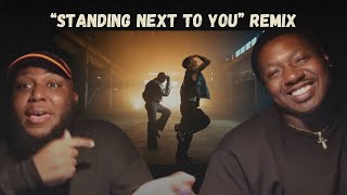 HE DIDNT KNOW  정국 Jung Kook USHER ‘Standing Next to You Remix Official Video REACTION [upl. by Asilanna827]