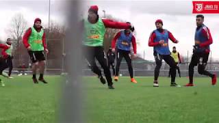 Trainingsvideo vor dem Spiel gegen Sandhausen [upl. by Tressia]