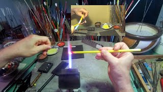 Lampwork Video Tutorial  GlassBeadMaking Basics  1st Person Perspective [upl. by Ahsinned]