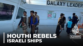 Yemen’s Houthis target Israeli ships Group closely monitor Red Sea maritime traffic [upl. by Lada]