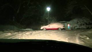 Audi S2 Avant bei Neuschnee am Berg 2 [upl. by Ynavoeg690]