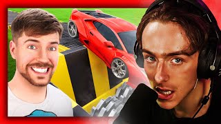 BrodieTV Reacts to MrBeast Lamborghini Vs Shredder [upl. by Theis230]