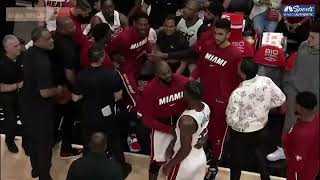 Miami Heat bench fight and how it started [upl. by Lopez]