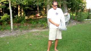 Too Busys Tech Tips How to throw a cast net  sitting [upl. by Harbert]