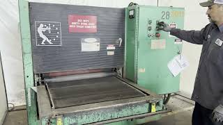 36quot TIMESAVER 337M1 DRY BELT GRINDERSANDER STOCK  0903824 [upl. by Knutson]