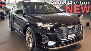 All NEW Audi Q4 etron 2024  Visual REVIEW interior amp exterior [upl. by Ahsrat]