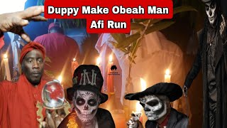 Real Obeah Man has to Run From Bad Crazy Duppy that was in a young man [upl. by Atikram582]