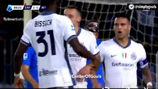 Empoli Vs Inter Milan 03 All goals Results amp Extended Highlights [upl. by Anasus]