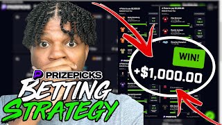 How I Make 1000 A Month on PrizePicks GUARANTEED Sports Betting Strategy [upl. by Anayk]