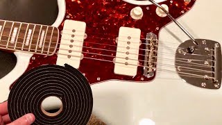 Jazzmaster Pickup Foam  Cheap amp Easy [upl. by Annawaj]