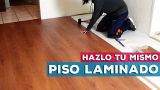 Cómo instalar Piso Laminado  Paso a Paso [upl. by Olia]