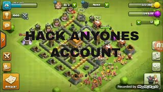 How to hack clash of clans account 2017 [upl. by Ynnad]