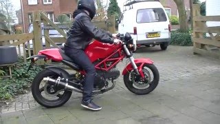 Ducati Monster 695 with Mivv GP exhausts no dbkiller [upl. by Sedlik]