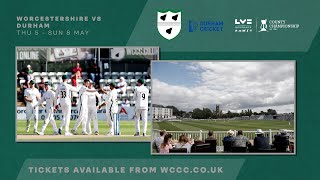 LIVE  Worcestershire vs Durham  Day Two [upl. by Adine]