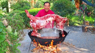 15 Kg Lamb Rack Braised in Super Spicy Broth Stewed for 7 Hours until Tender Uncle Rural Gourmet [upl. by Geminius72]