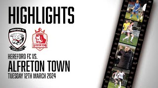 HIGHLIGHTS  Hereford 33 Alfreton Town [upl. by Kaleena]