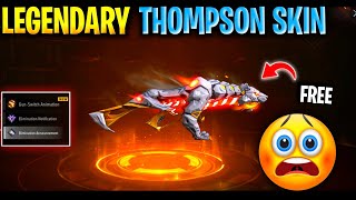 New Legendary Thompson Skin Booyah Ring 🤑  Cyber Claws Powerful Thompson Skin 😨 shorts short [upl. by Henghold]