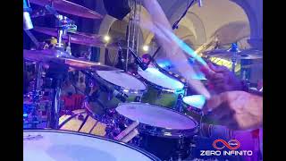 ZERO INFINITO Cercami DRUMS CAM Live at OMEGNA 2024 [upl. by Ynneb]