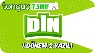 7Sınıf Din 1Dönem 2Yazılıya Hazırlık 📝 2024 [upl. by Asilem]