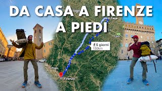 Da Casa a Firenze a Piedi in Tenda 5 giorni 130km [upl. by Deina]