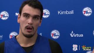 Dario Saric  Media Availability 42618 [upl. by Ronna]