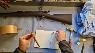 How to make paper cartridge Chassepot m1866 blackpowder hunting history youtubevideo shorts [upl. by Ztnahc]