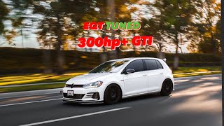 300hp Mk7 GTI Insane Turbo flutter [upl. by Dihsar711]