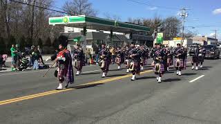 2024 Wantagh St Patrick’s Day Parade Wantagh American Legion Pipe Band [upl. by Zeta380]