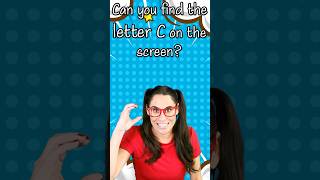 Can you find the LETTER C on the screen Spotting Letters for Kids shorts letters learningletters [upl. by Irab]