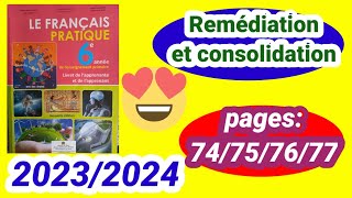 Remédiation et consolidationpages74757677 [upl. by Venola]