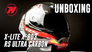 Unboxing casco Xlite X803 RS Ultra Carbon un gran casco para circuito [upl. by Acimot]