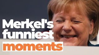 Angela Merkels funniest and most genuine moments [upl. by Yelmene]