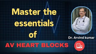 Basics of AV blocks  ECG concepts [upl. by Nosduj]