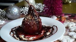 Red Wine Poached Pears [upl. by Eiramanin]