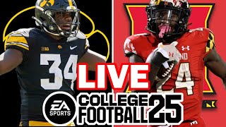 Iowa at Maryland  112324 Simulation EA College Football 25 [upl. by Arnold351]