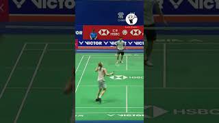 Badminton rally 2023 Loh Kean Yew vs Anders Antonsen [upl. by Dolorita245]