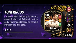 TONI KROOS 98 ALL SBC SOLUTION MADFUT 24 [upl. by Hut]