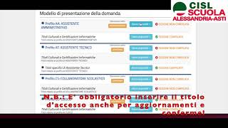 Tutorial Compilazione Domanda III fascia ATA 202123 [upl. by Schilit457]