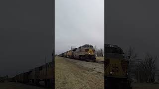 NS 1074 Leading NB Empty Coal Drag on the BNSF Fort Scott Sub in Lenexa KS 21018 [upl. by Ingeberg]