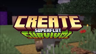 🔴 MINECRAFT 🔴 CREATE SUPERFLAT SURVIVAL 🔴 FÖLJ PÅ TWITCH VETTJA 🔴 [upl. by Oconnor543]