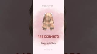 Blonde Hair Codes  Girls  Roblox Part2  Bloxburg Berry Avenue Brookhaven etc  linnilych [upl. by Nebe641]