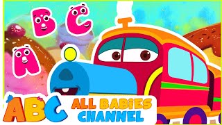 ABC Train Song  All Babies Channel  Popular Nursery Rhymes [upl. by Nnyleak720]