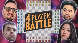 4 Player Chess ft Gotham Hikaru Agadmator Nemo [upl. by Anhavas]