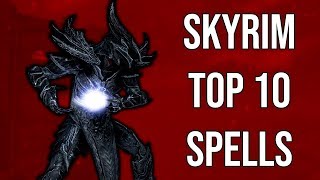 The Top 10 Spells in Skyrim Special Edition No Mods [upl. by Rhine]