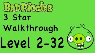 Bad Piggies 232 3 Star Walkthrough Rise and Swine Level 232  WikiGameGuides [upl. by Annotahs]